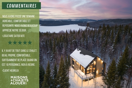 Chalet à louer - Chaudière-Appalaches - Le Repaire Alpin du Mont Adstock - photos