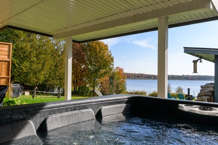 Chalet à louer - Cantons-de-l'Est - Le Héron Bleu - photos